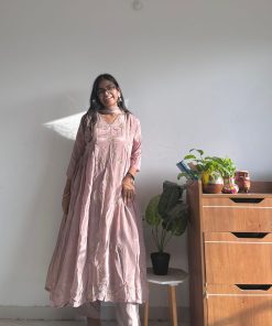 Maha Chinnon Heavy Flair with embroidery work suit