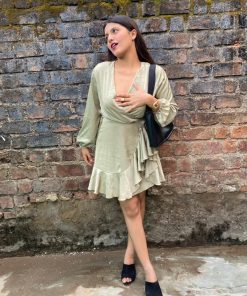 Alternative view of Satin Ruffle Style Dress