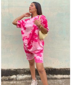Tie dye short set
