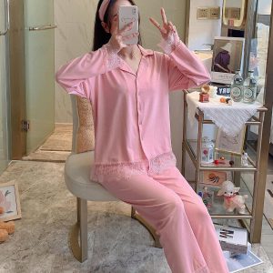 Lace Night Suit