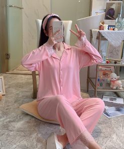 Alternative view of Lace Night Suit
