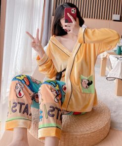 Alternative view of Velvet Quirky Night Suit