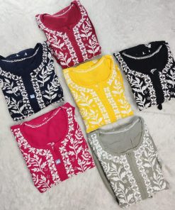 Chickankari Short Gowns