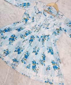 Alternative view of Mul Mul Short Kurti