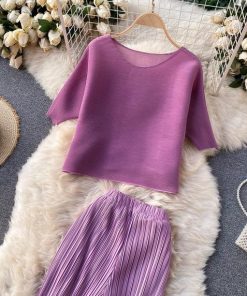 Crushed Lilac Cord Set