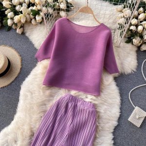 Crushed Lilac Cord Set