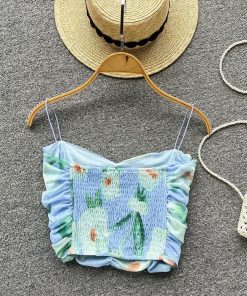 FLORAL CROP TOP