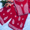 Gharara set + chickankari Plazzo set
