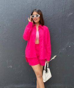 Mickaela hot pink co ord set