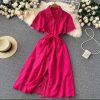 CUTWORK CHICKAN CROCHET DRESS