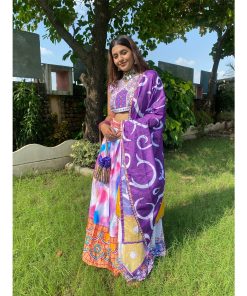 Mirror Work Lehenga Set