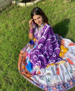 Alternative view of Mirror Work Lehenga Set
