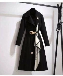 Nina Scarf over coat