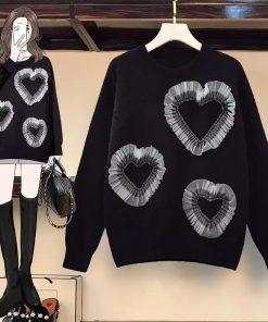 Alternative view of EMILIA HEART SWEATER