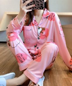 Alternative view of Button Down Cotton Night Suit