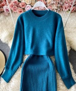 Alternative view of CRYSTAL SWEATER DRESS