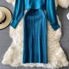 CRYSTAL SWEATER DRESS