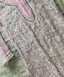 heavy mirror work Kurti