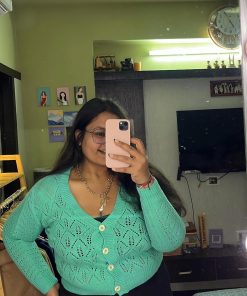 Alternative view of CROCHET cardigan
