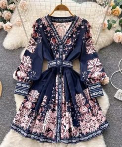 Alternative view of AIRA FLORAL DRESS