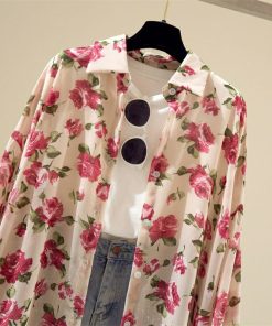 Alternative view of AUTUMN FLORAL SHIRT