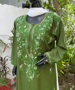 Alternative view of MAHIRA STRAIGHT FIT KURTA