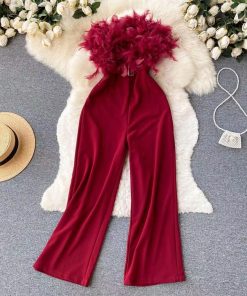 Alternative view of PAUL FUR JUMPSUIT