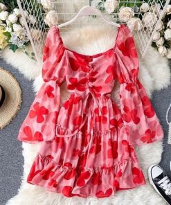 SHAW FLORAL DRESS