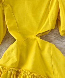 TERRY SIDE CUTE DRESS