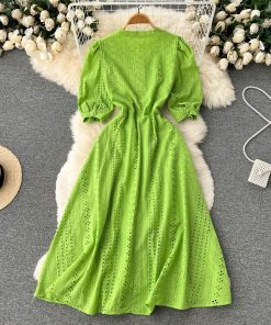 BELA CROCHET DRESS