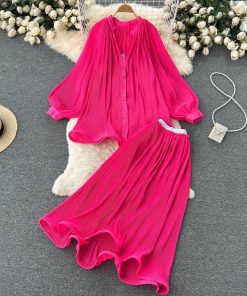 Alternative view of KIARA OVERSIZED CO ORD SET