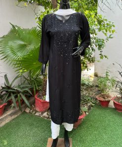 Alternative view of HEAVY MUKAISH WORK KURTI