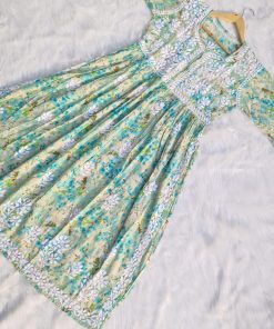 RADHA FLORAL MUL MUL GOWN