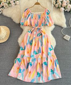 ALA OFFSHOLDER DRESS