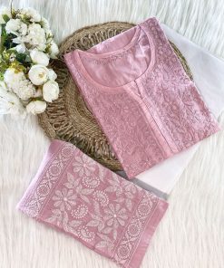 AARA HANDCRAFTED MAL CHIKANKARI SUIT