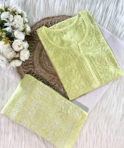 Alternative view of AARA HANDCRAFTED MAL CHIKANKARI SUIT
