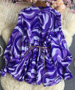 Alternative view of ABSTRACT pluffy shirt