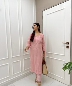 Alternative view of Sharmin HANDCRAFTED MAL CHIKANKARI SUIT