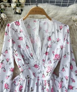 Devi v neck dress
