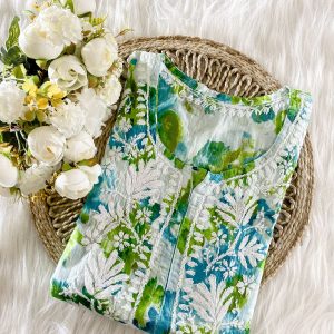 PHOOL MUL MUL PLUS SIZE KURTI