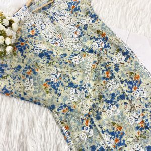 RUHI Floral Mul Mul Set