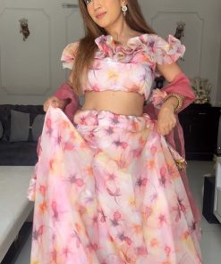 Alternative view of Kasturi Floral Lehnga Set