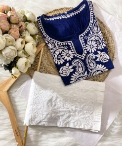Alternative view of NEEYAT GHAS PATI SHORT KURTA