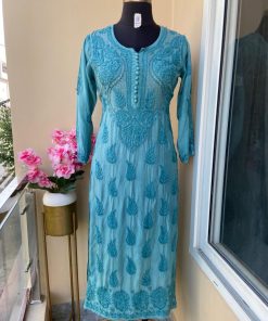 MAIRA HEAVY MASLIN WITH MUKAISH WORK