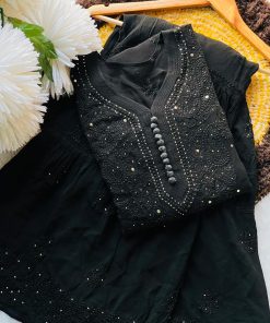 AFREEN MUKAISH WORK WITH VISCOUSE HANDWORK