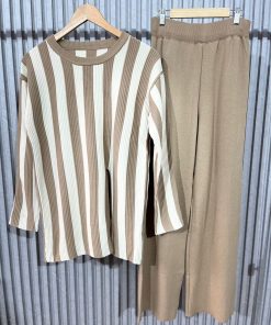 Alternative view of LAURA STRIPES CO ORD SET