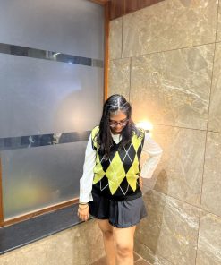 Alternative view of BELLA 2 PC SET SHIRT WITH SWEATER VEST