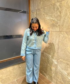 JULLIE SEQUENCE DENIM CO ORD SET