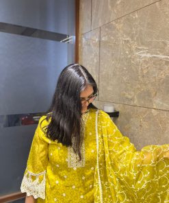 NAYAT HEAVY EMBROIDERY SUIT WITH ORGANZA DUPPATA