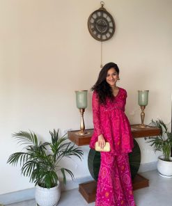 AAIRA Bandhej Sharara Set - Elegant Ethnic Wear for Every Occasion